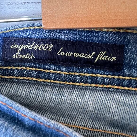 Citizens of Humanity Jeans Womens Size 30 Ingrid #001 Low Waist Flair Boot Cut - Picture 14 of 16